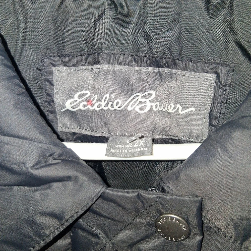 Eddie Bauer NWT Quilted Shirt Jacket 80/20 Down 650 Fill Power 2X